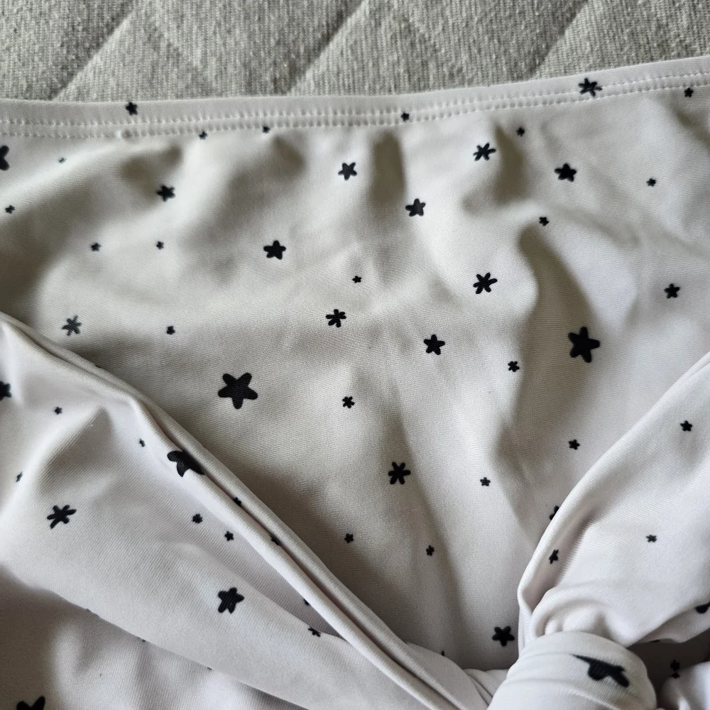 Kortni Jeane High Waisted Tie‎ Swim Bottoms Medium